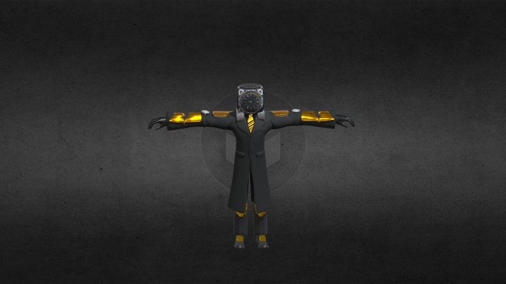 Future Clockman 3D Model