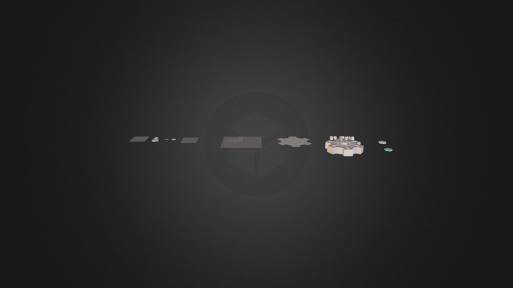 Time Gear colored 3D Model
