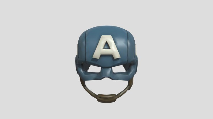Captain America 3D Model