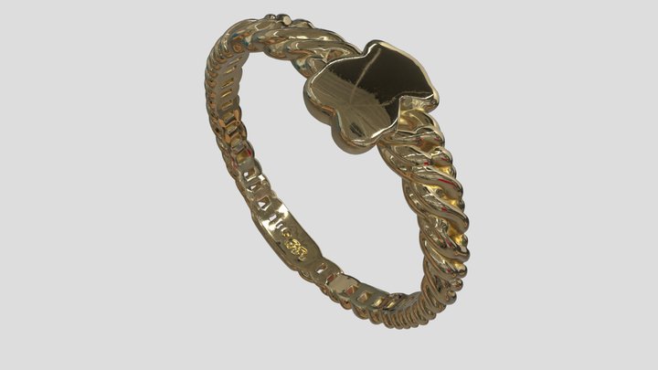 Pulsera To(us) dorada HUNYUAN IA – Modelo 3D gratuito STL
