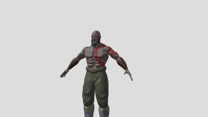 Kratos 3D Model