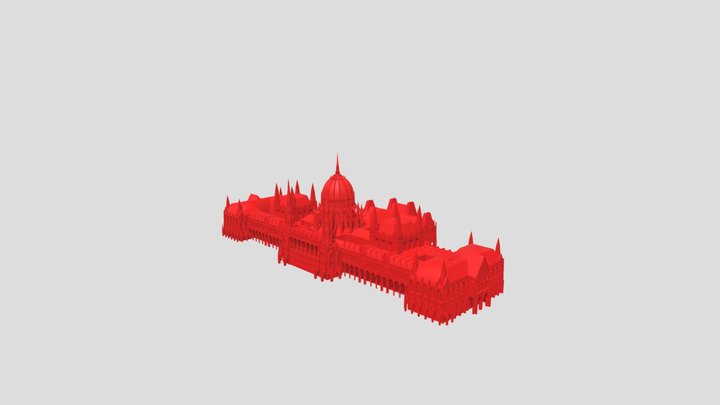 hungarian_parliament_lod1 3D Model