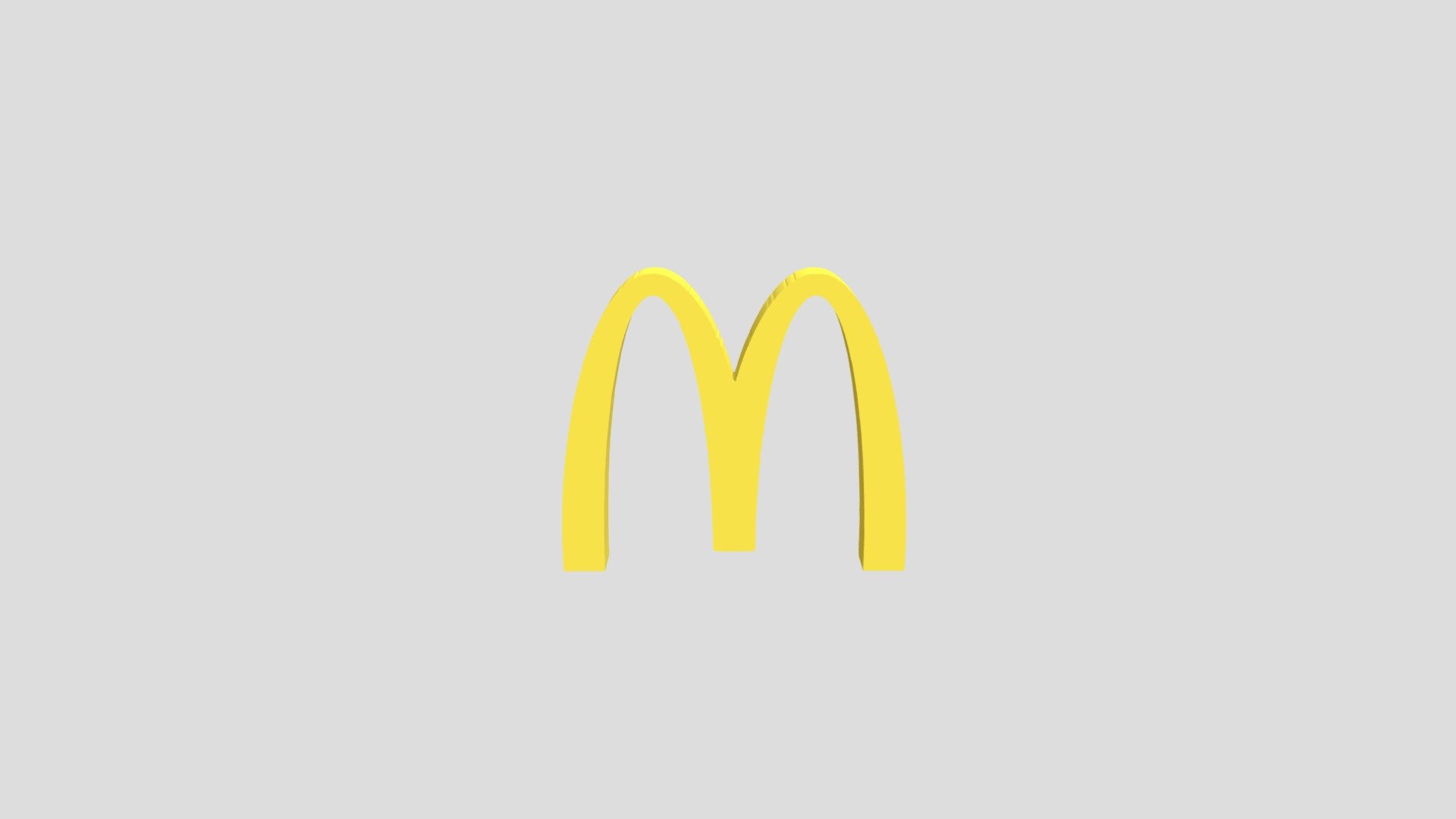 MCDONALD'S LOGO 2015 - Download Free 3D model by jaralenohola [c9e368b ...