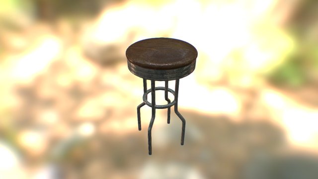 Post Apo Chair 3D Model