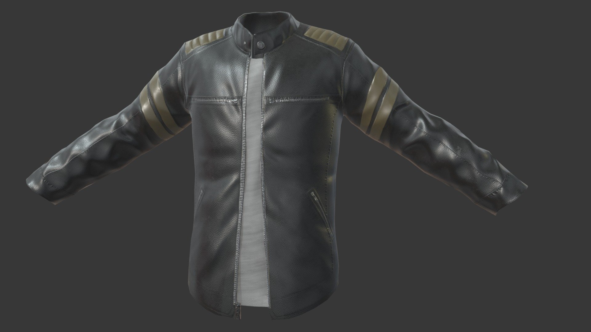 Leather Jacket - Download Free 3D model by zacharykozak [c9e54b0 ...