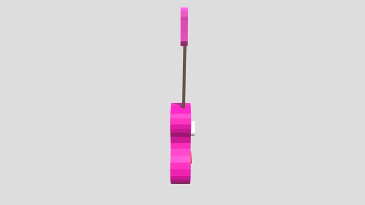 Low-poly ukelele