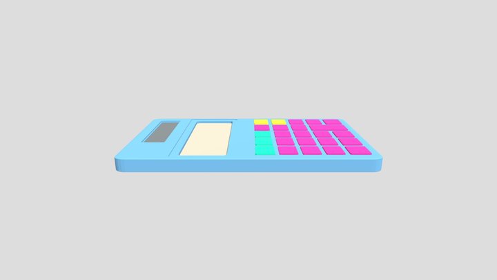 Calculator by Markus Rychter 3D Model