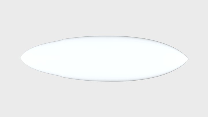Mod Pin Single Fin 3D Model