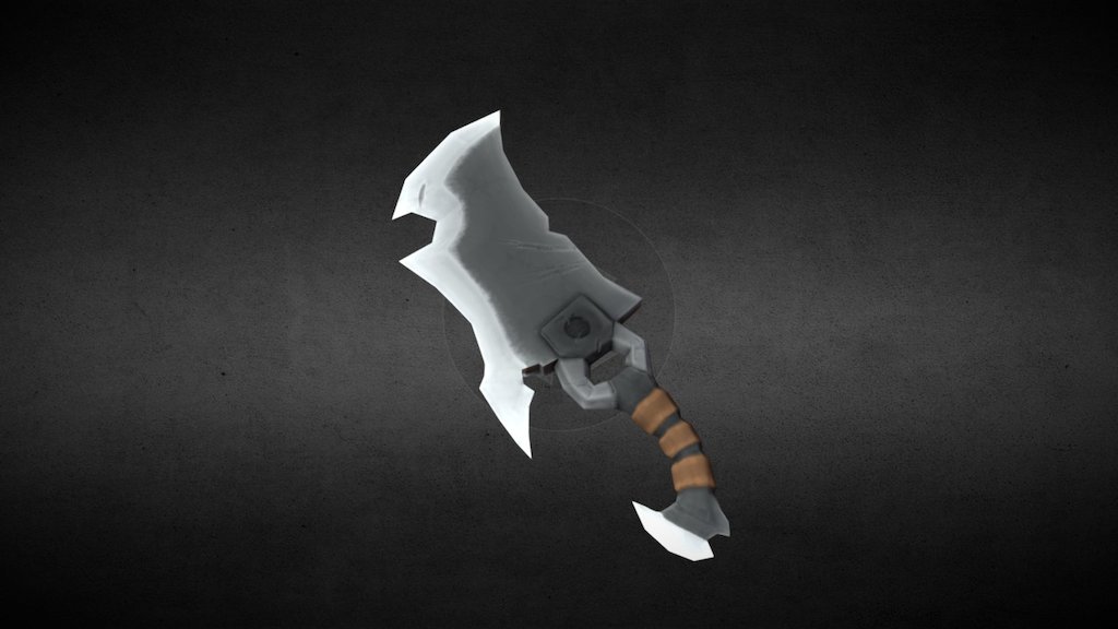 Sword with stylistic graphics|01