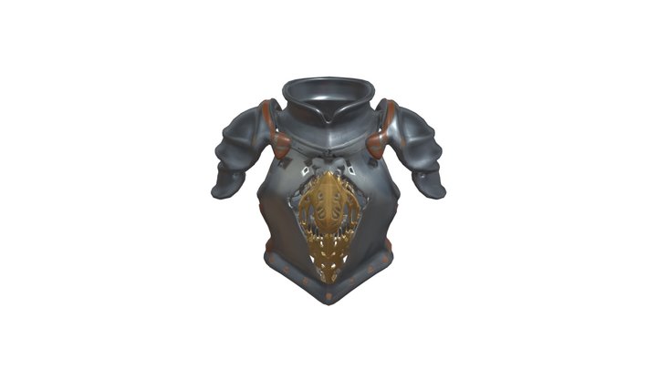 Knight's chest armor 3D Model