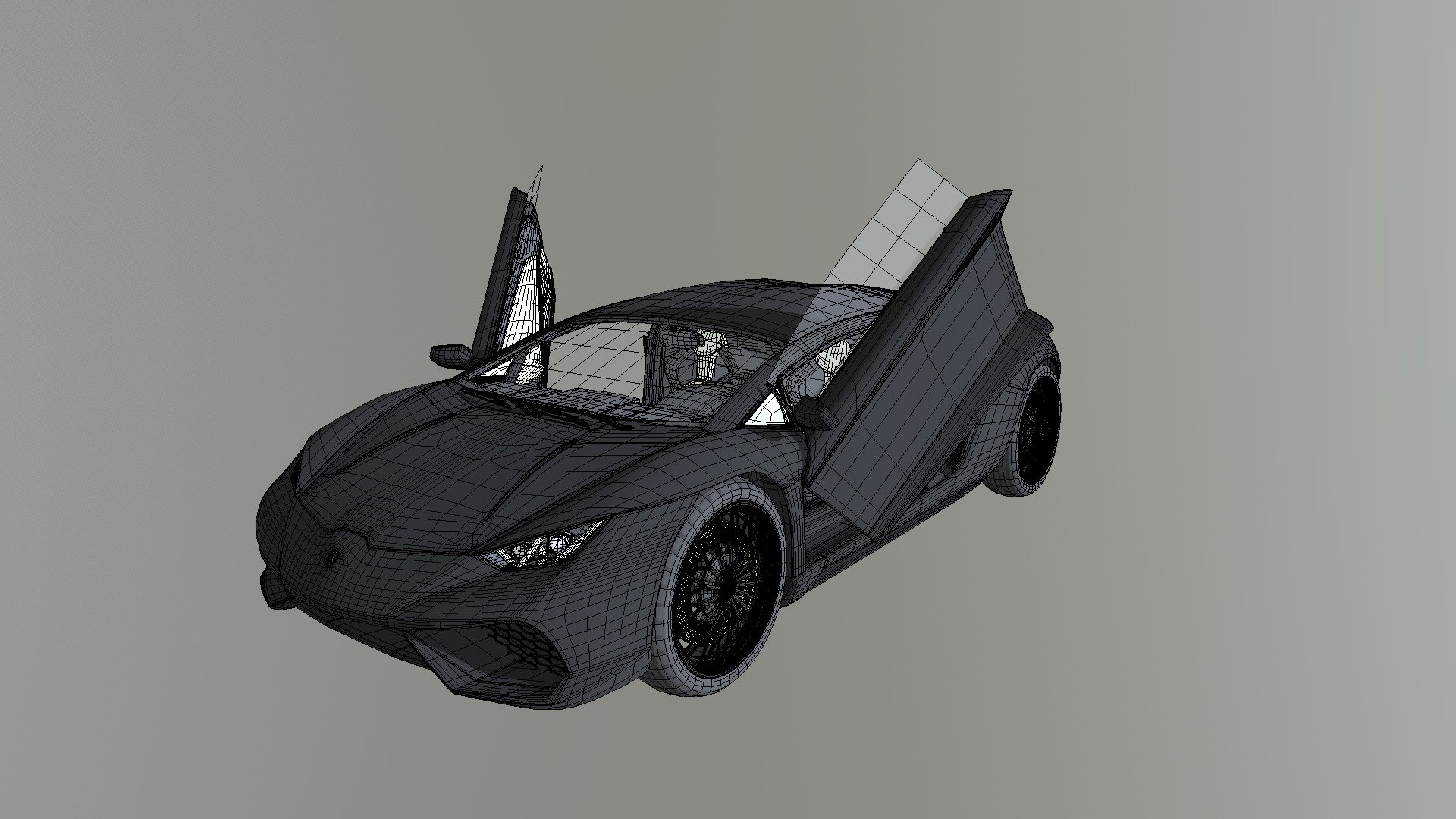Lamborghini fusion black by pisut3d
