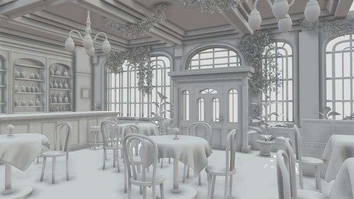 Old Dine 3D Model