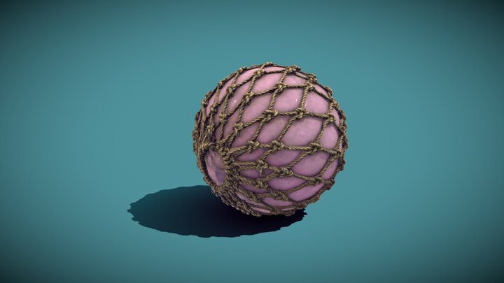 Glass Fishing Float 3D Model