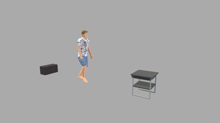 Final Character Animation 3D Model