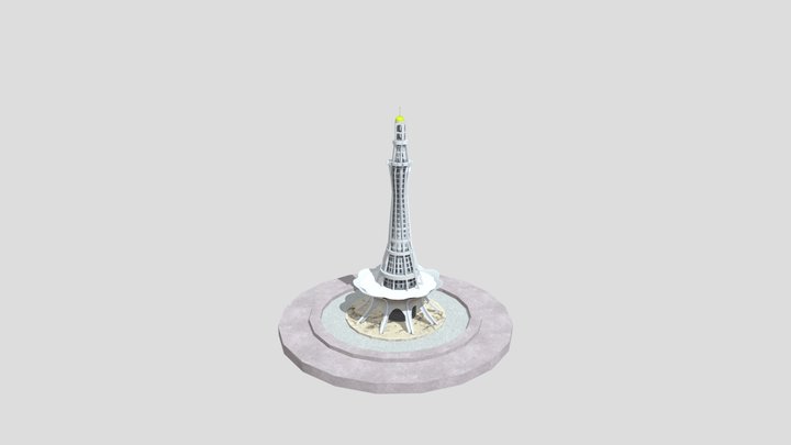 Minar-e-pakistan 3D Model