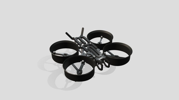 Zbroy Drones Apollo 3" Cinewhoop FPV Frame 3D Model