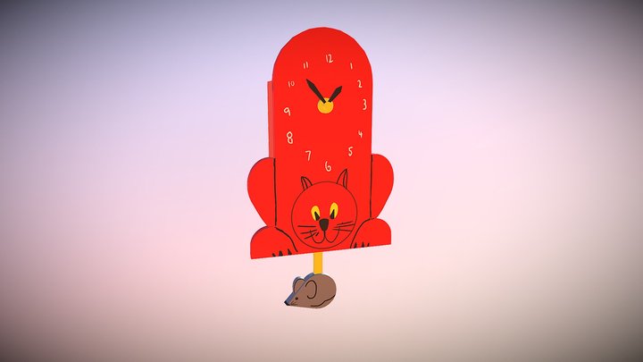 Catclock 3D Model