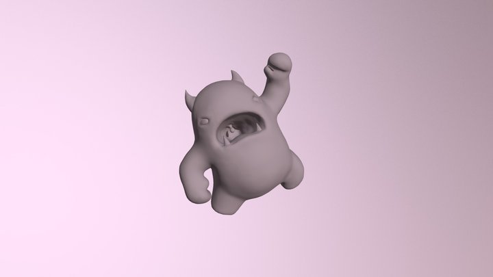 CG COOKIE Exercise - Sculpting Melvin 3D Model