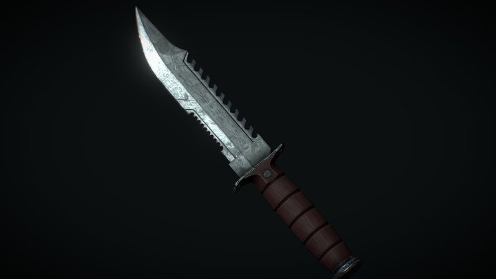 Armyknife Lowpoly 3D Model