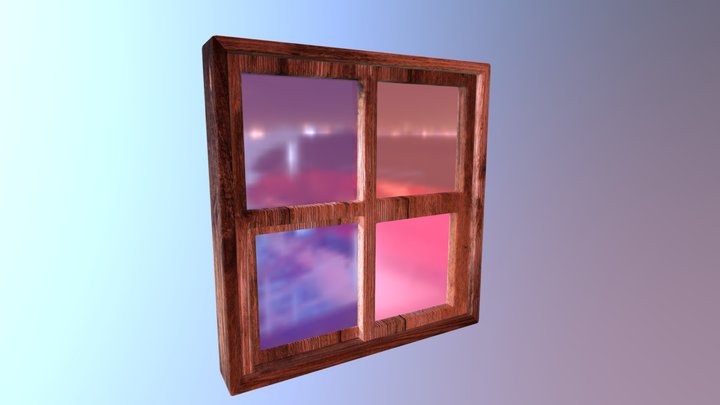 Old window 3D Model