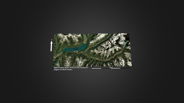 巴松措 – Free 3D Model STL