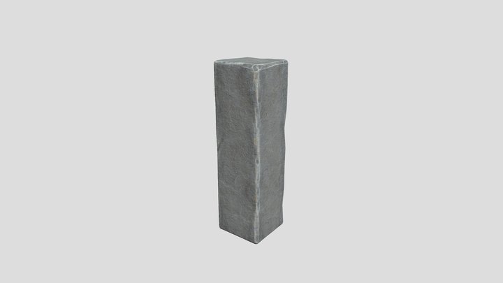 Simple Pillar 3D Model