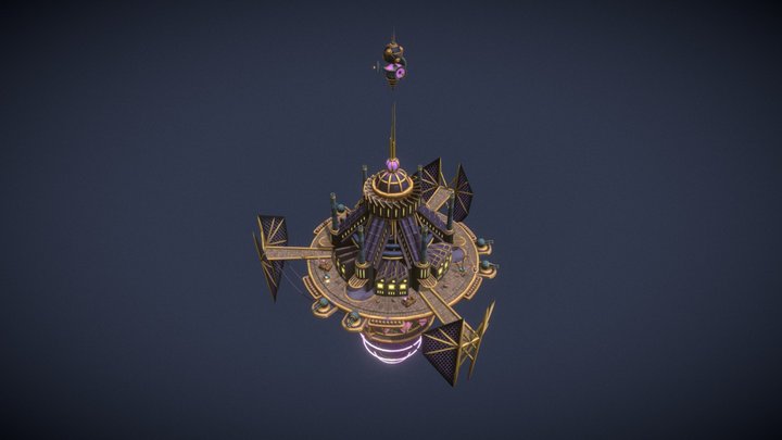 Mining Station 3D Model