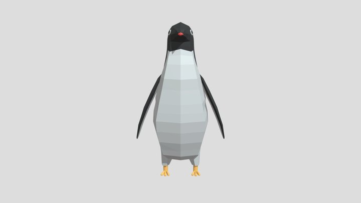 Penguin Adelie 3D Model