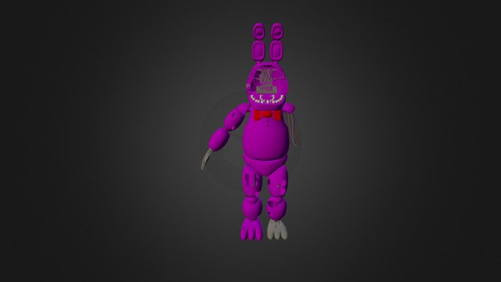  Withered Bonnie(WIP) 3D Model