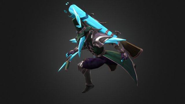 Paragon Witch Slayer 3D Model