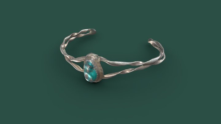 Turquoise Bracelet 3D Scan – Free 3D Model STL