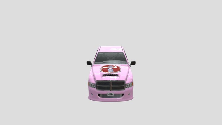 2004 Dodge Ram drift truck 3D Model