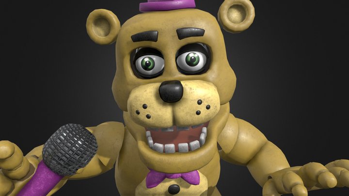 FNaF HW Fredbear (Rockstar) [Model Edit] – Modèle 3D gratuit STL
