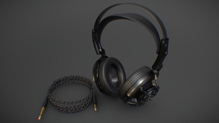 Headphones - Yamaha YH5000SE 3D Model