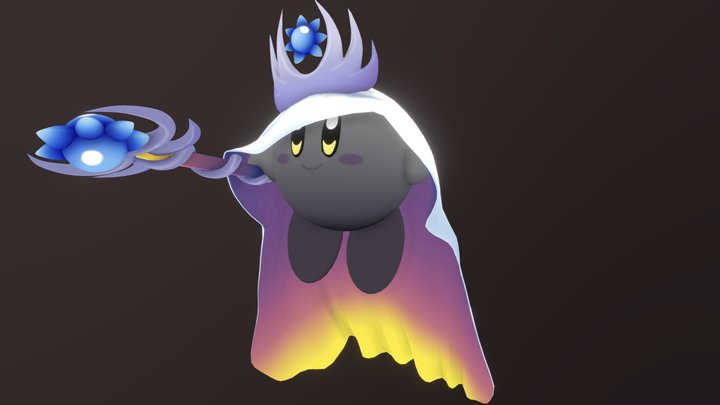 Commission - Shadow Kirby 3D Model