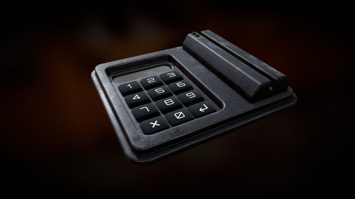 Access Lock System (Card + PIN) 3D Model