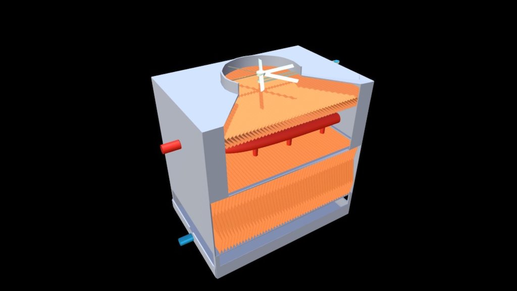 Cooling Tower (Mechanical Draft, Counterflow)