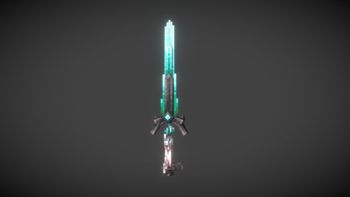 Ghost Candle Sword 3D Model