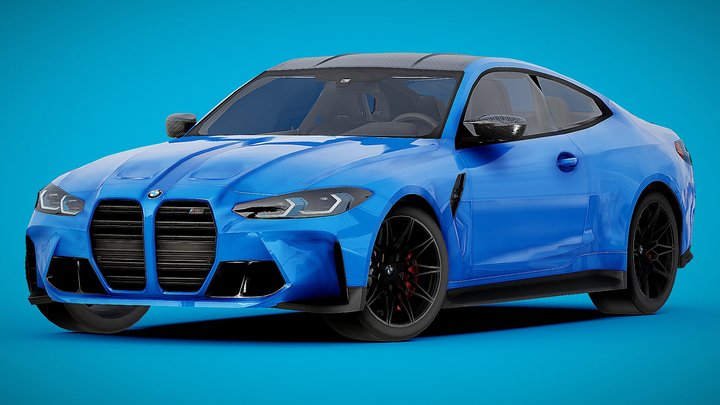 BMW M4 [Realistic Free] 3D Model