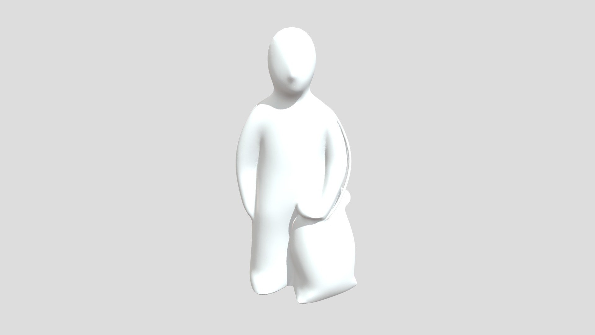 A stylized human figure - 3D model by ramalcas1 [c9f8c31] - Sketchfab