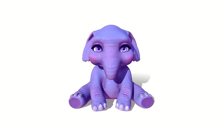 MALIKA, LA MÁS PEQUEÑA DE LA MANADA 3D Model