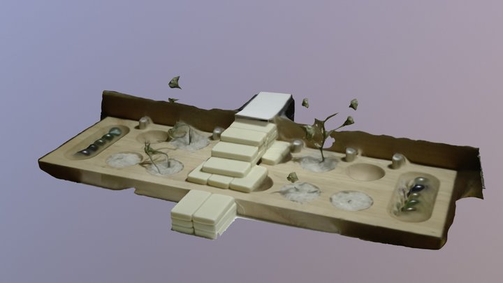 Mancala Garden sketch model 3D Model