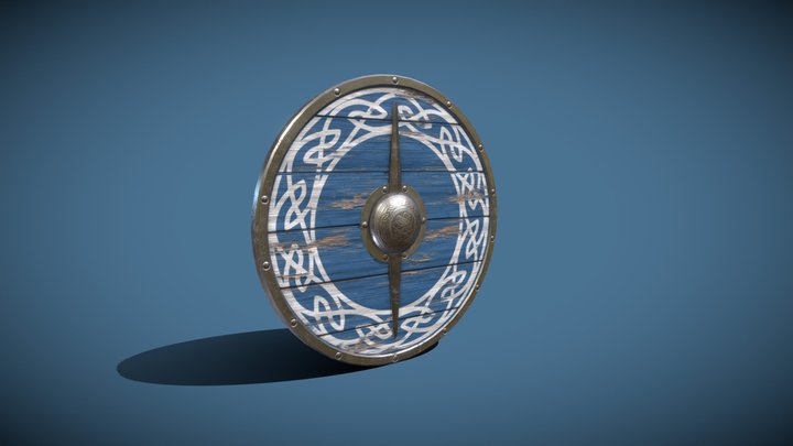 Viking Shield Arine 3D Model