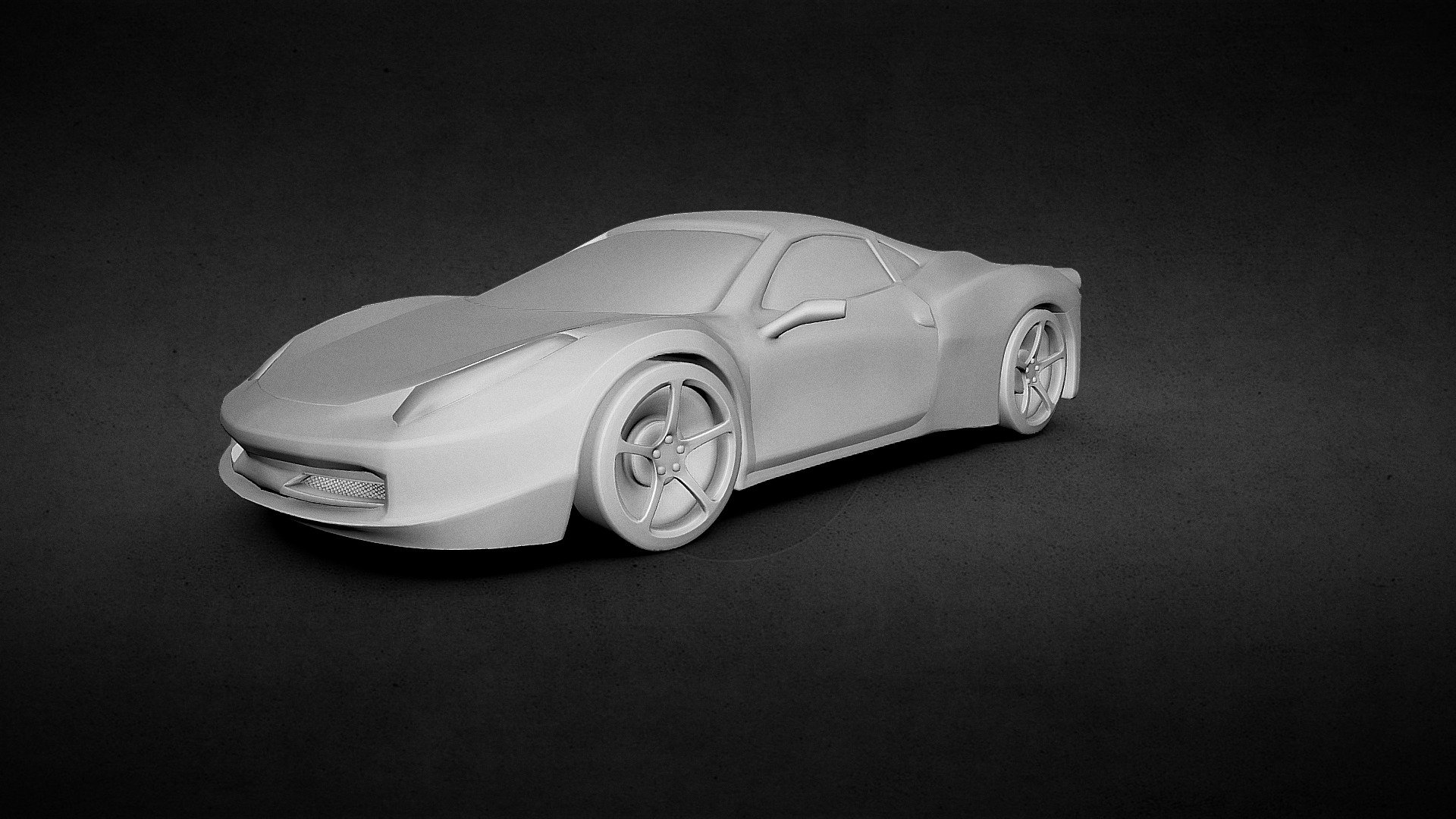 ferrari 458 3d model