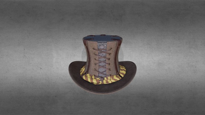 steampunk hat 3D Model