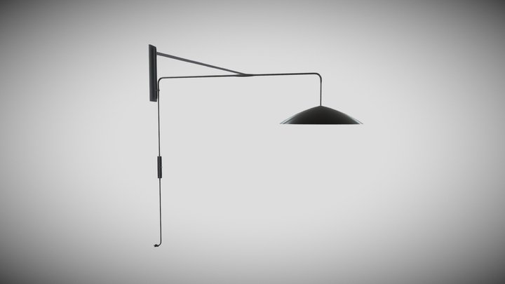 Custom Swing Arm Wall Sconce 3D Model