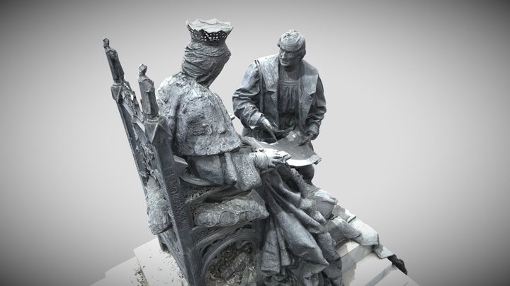 Amgr Monumento Isabel Católica y Colon 3D Model