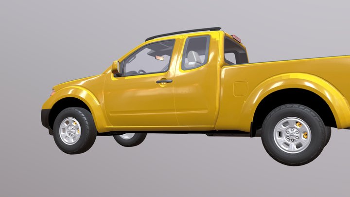 Nissan Frontier King Cab 2016 3D Model