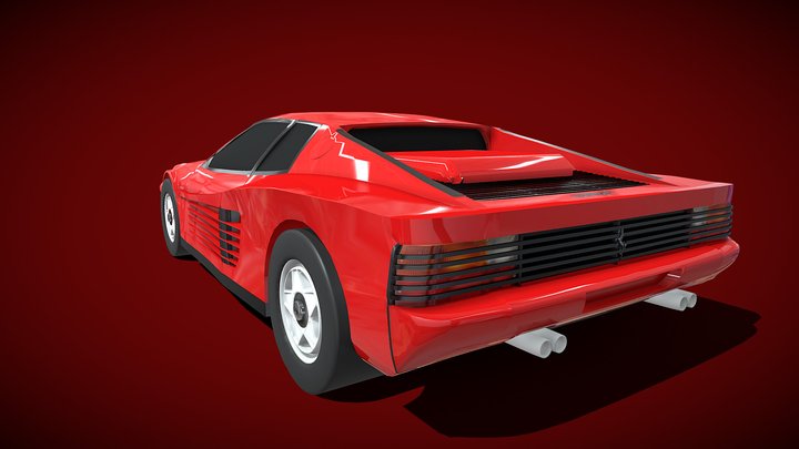 Ferrari Testarossa (ReUpload) 3D Model