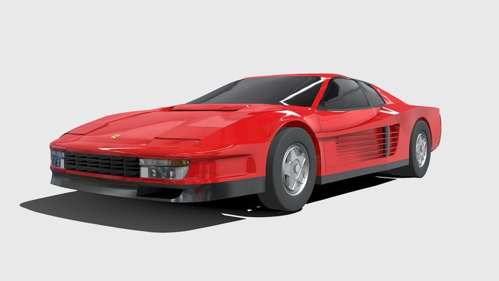 Ferrari Testarossa (ReUpload) 3D Model